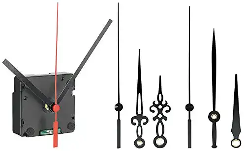 Funkuhrwerk St. Leonhard mit 3 Zeigersets für Wanduhren