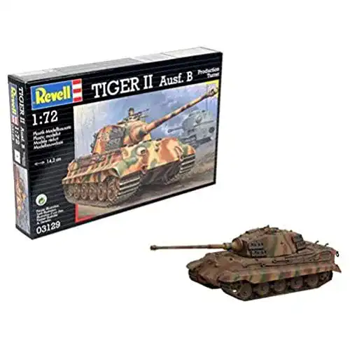 Modellbau Panzer Revell Bausatz Tiger II Ausf. B 1:72
