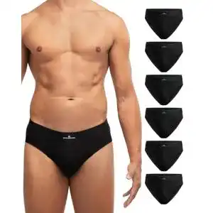 Herren-Slips aus Baumwolle im 6er-Pack von Danish Endurance