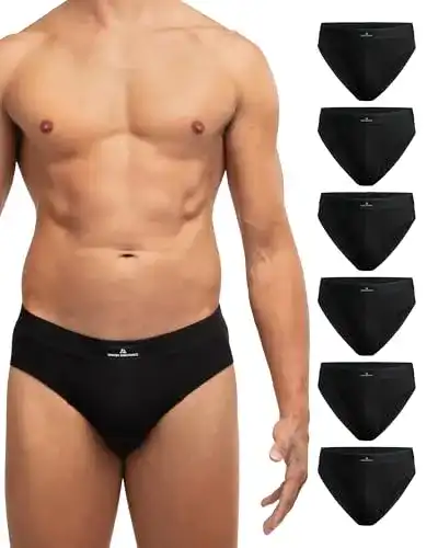 Herren-Slips aus Baumwolle im 6er-Pack von Danish Endurance
