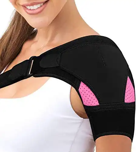 Schulterbandage KONAMO Schulterstütze für Frauen, Neopren