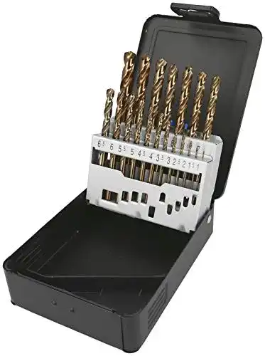 Edelstahlbohrer Heller Tools 990 Co HSS Cobalt, 19-teiliges Set