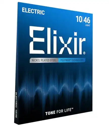 Elixir E-Gitarrensaiten mit Polyweb-Beschichtung