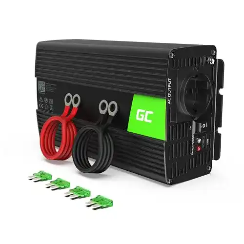 Sinus-Wechselrichter Green Cell 1000W/2000W 12V auf 230V