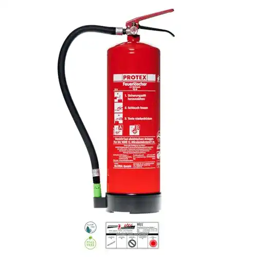 Feuerlöscher 6 kg Mbs Fire Protex Schaum-Feuerlöscher SD6 E