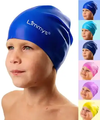Badekappe Limmys, Badehaube Kinder, lang und kurz