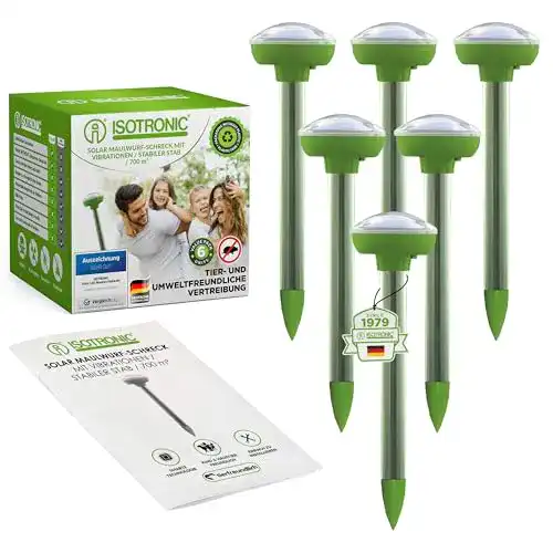 Wühlmausvertreiber Isotronic 6X Solar Maulwurfschreck