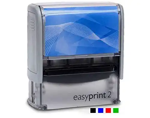 Adressstempel easyprint Personalisierter Stempel 2 Selbstfärbend