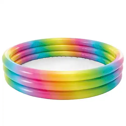 Planschbecken Intex 58439NP – 3-Ring-Pool mit Wild Geometry Design