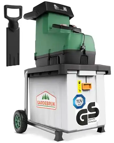 Walzenhäcksler Gardebruk Elektro 2800 W für Gartenarbeiten
