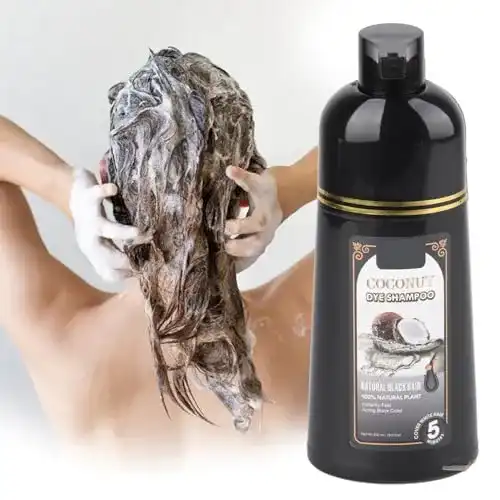 Shampoo gegen graue Haare für schwarzes Haar