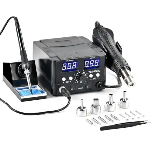 Heißluftlötstation Creworks 2in1 für SMD-Reparaturen