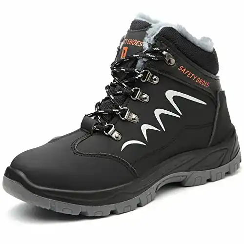 Winter Sicherheitsschuhe für Herren und Damen mit Stahlkappe