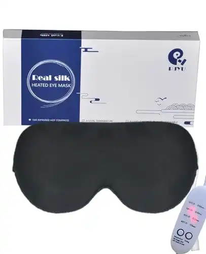 Wärmebrille PJYU elektrische beheizte Augenmaske mit Temperaturkontrolle