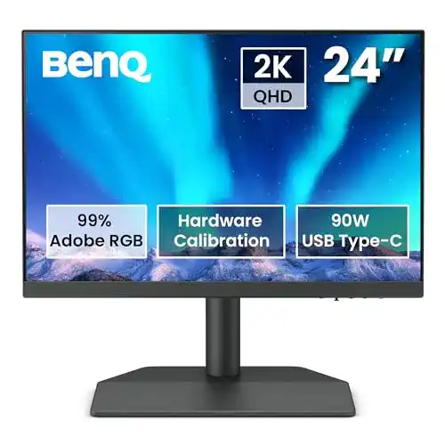 BenQ SW242Q 24 Zoll Monitor für Fotografen mit AQcolor-Technologie