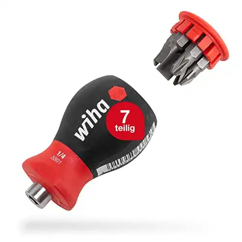 Wiha Mini Bithalter Stubby 3801-04 für präzise Schraubarbeiten