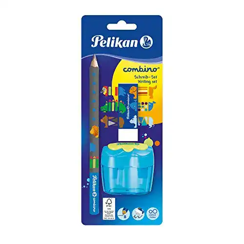Pelikan Combino Schulset mit Bleistift, Radierer und Anspitzer