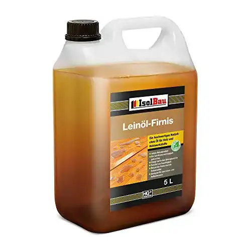 Isolbau Holzöl Leinöl-Firnis für Möbel und Holzschutz