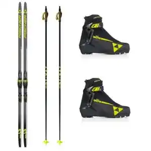 Langlaufski Set von Fischer: LS Skate Skating Skier, Bindung und Schuhe