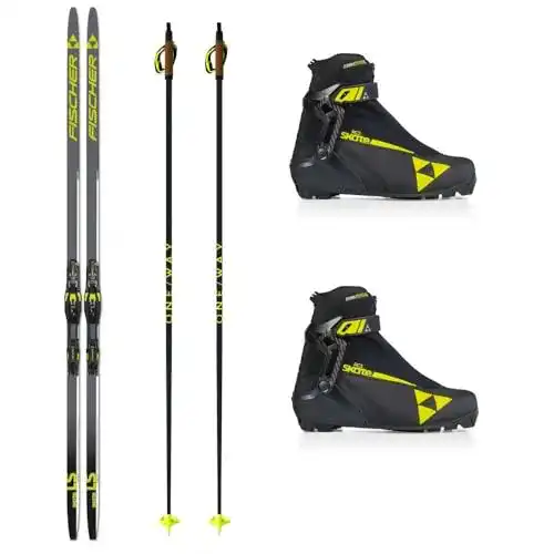 Langlaufski Set von Fischer: LS Skate Skating Skier, Bindung und Schuhe