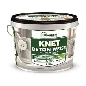 Bastelbeton Ultrament Knetbeton Weiß 2,5 kg für kreative Projekte