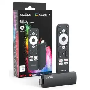 TV-Stick Strong SRT41 4K UHD mit Android 11 und integriertem Chromecast