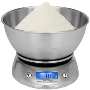 Küchenwaage mit Schüssel von Profi Cook digitale Küchenwaage