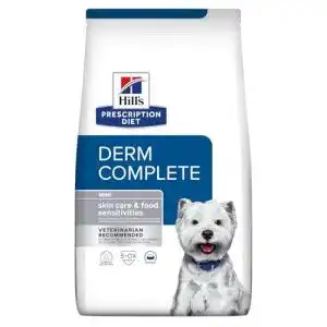 Hill’s Derm Complete Mini Hundefutter 1 kg für gesunde Haut