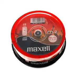 Maxell CD-R 25 Stück 700MB Music XL-II 80 in Cake-Box