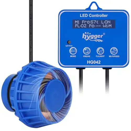 Hygger DC Strömungspumpe für Aquarien – Wavemaker mit 6 Wave Modes