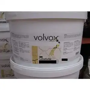 Lehmfarbe Volvox 10 Liter in Weiß für Innenräume