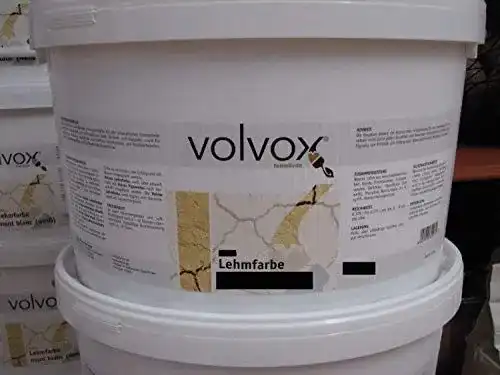 Lehmfarbe Volvox 10 Liter in Weiß für Innenräume