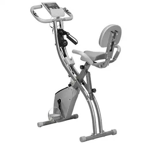 HOMCOM Heimtrainer X-Bike 2-in-1 Multifunktionaler Fitnesstrainer