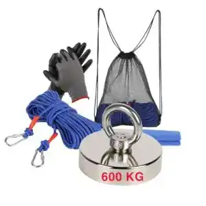 Magnetangel Dwiper Premium Set mit 600 kg Zugkraft für Magnetfischen