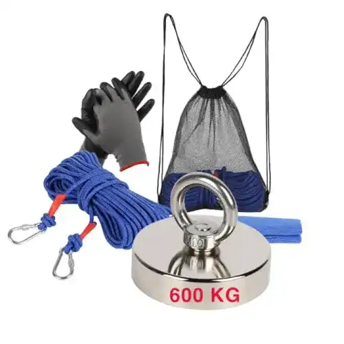 Magnetangel Dwiper Premium Set mit 600 kg Zugkraft für Magnetfischen