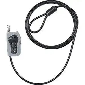 Abus Kabelschloss 52523, Schwarz, 200 cm