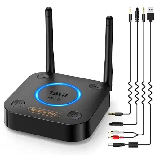 Bluetooth-Empfänger 1Mii mit großer Reichweite und aptX Unterstützung