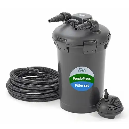 Teichfilter Pontec PondoPress Set 5000 für Teiche bis 5000 Liter