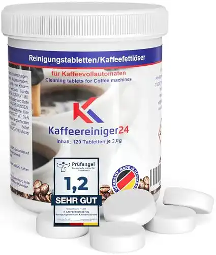 Reinigungstabletten für Kaffeevollautomaten von Kaffeereiniger24