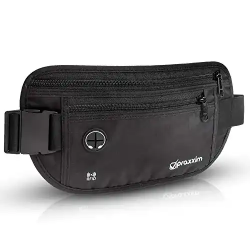 Bauchtasche praxxim für Damen und Herren EXTRA FLACH