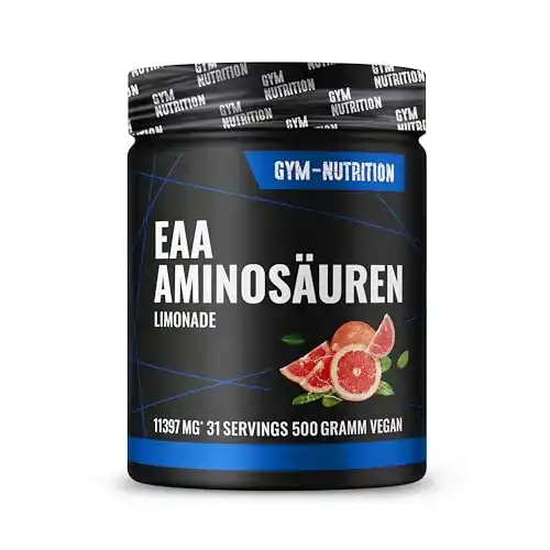 EAA-Pulver von Gym Nutrition – Hochdosiertes essentielles Aminosäure-Pulver