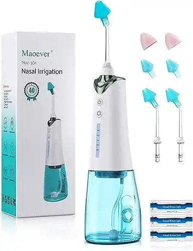 Maoever Elektrische Nasendusche für effektive Nasenspülung
