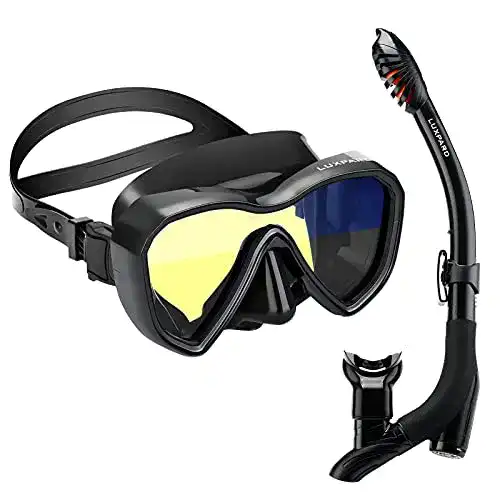 Schnorchelset für Erwachsene von LUXPARD mit Anti-Fog und Anti-Leck Funktion
