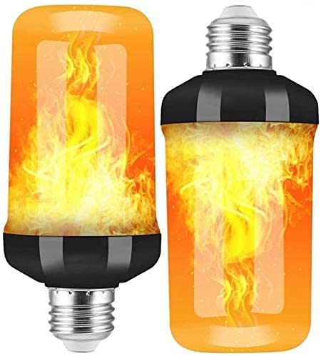 Batdtech Flammen-Glühbirne E27, 4W LED, 2 Stück