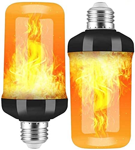 Batdtech Flammen-Glühbirne E27, 4W LED, 2 Stück