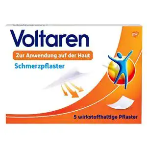 Schmerzpflaster Voltaren Diclofenac-Natrium 140 mg, 5 Stück