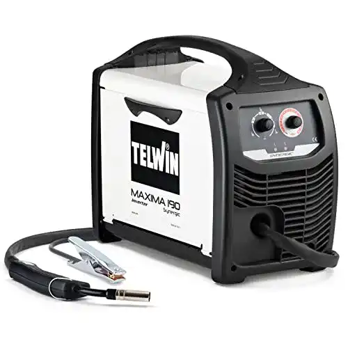 Telwin 816086 Maxima 190 Synergic Schweißgerät für verschiedene Anwendungen