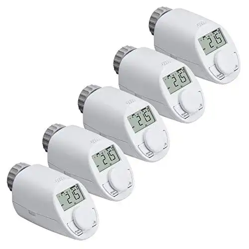 Heizkörperthermostat eqiva Set mit 5 elektronischen Modellen