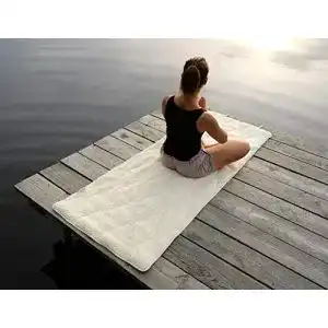 Yogamatte aus Schurwolle von Wohnen & Accessoires GmbH & Co. KG