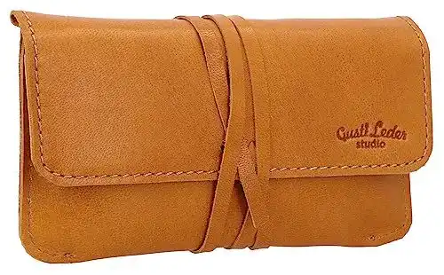 Tabaktasche aus Leder von Gusti – Jesse Tabakbeutel für Feinschnitt